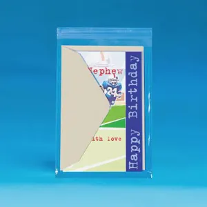 5 x 7" thru 6-1/2 x 9-1/2" [ 1.5 Mil ] Resealable High Clarity Polypropylene Bags