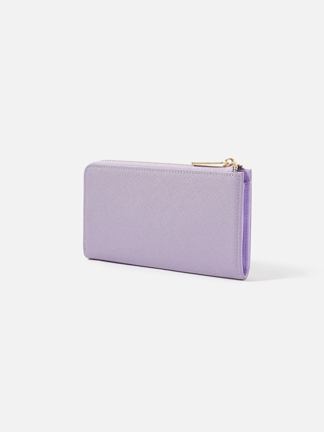 Accessorize London Women's Faux Leather Liliac Reptile Large Wallet Purse