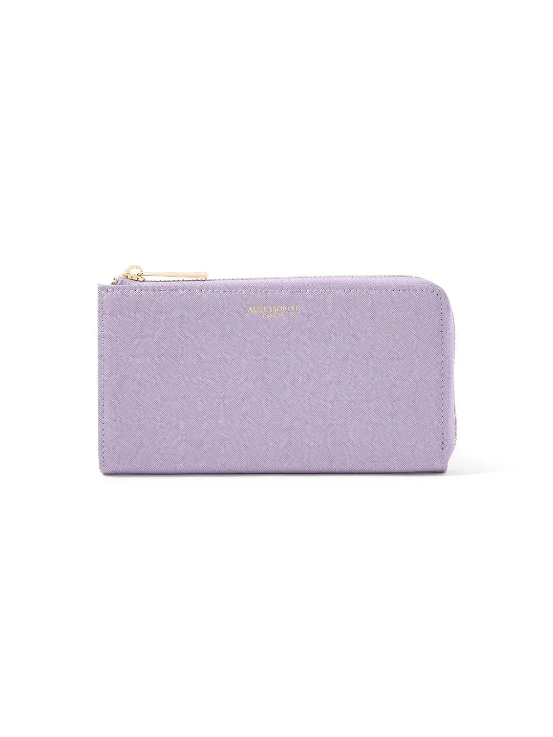 Accessorize London Women's Faux Leather Liliac Reptile Large Wallet Purse