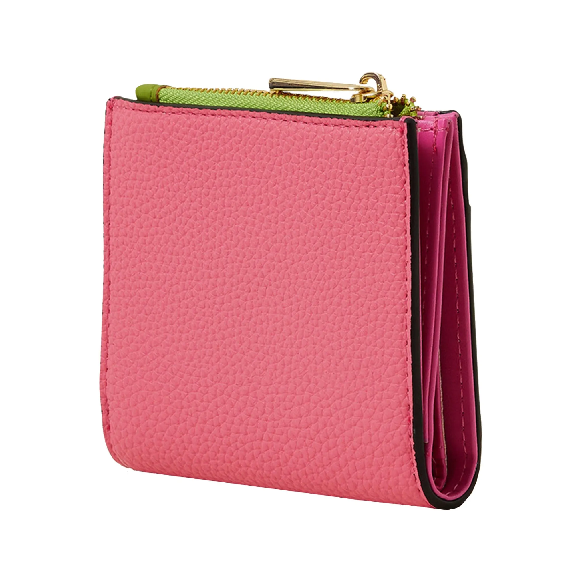 Accessorize London Women's Pink Zip Card Holder Wallet