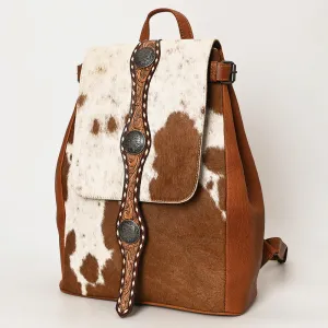 American Darling ADBG1409 Backpack Hand Tooled Hair On Genuine Leather women bag western handbag purse