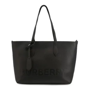 Ardwell Monogram Black Leather Top Handle Bag