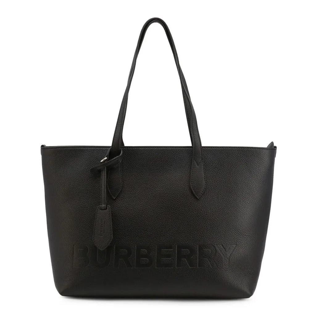 Ardwell Monogram Black Leather Top Handle Bag