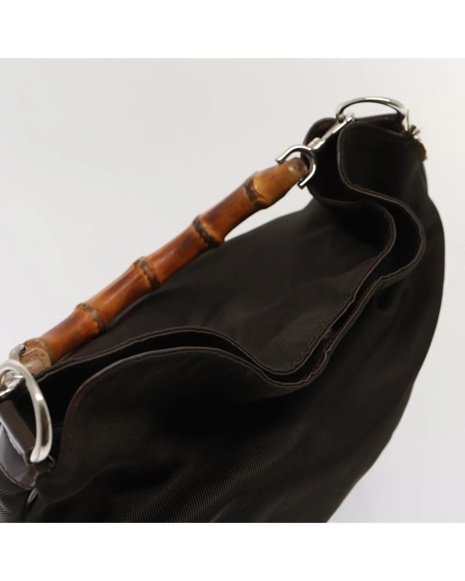 Bamboo Shoulder Bag Nylon 2-Way
