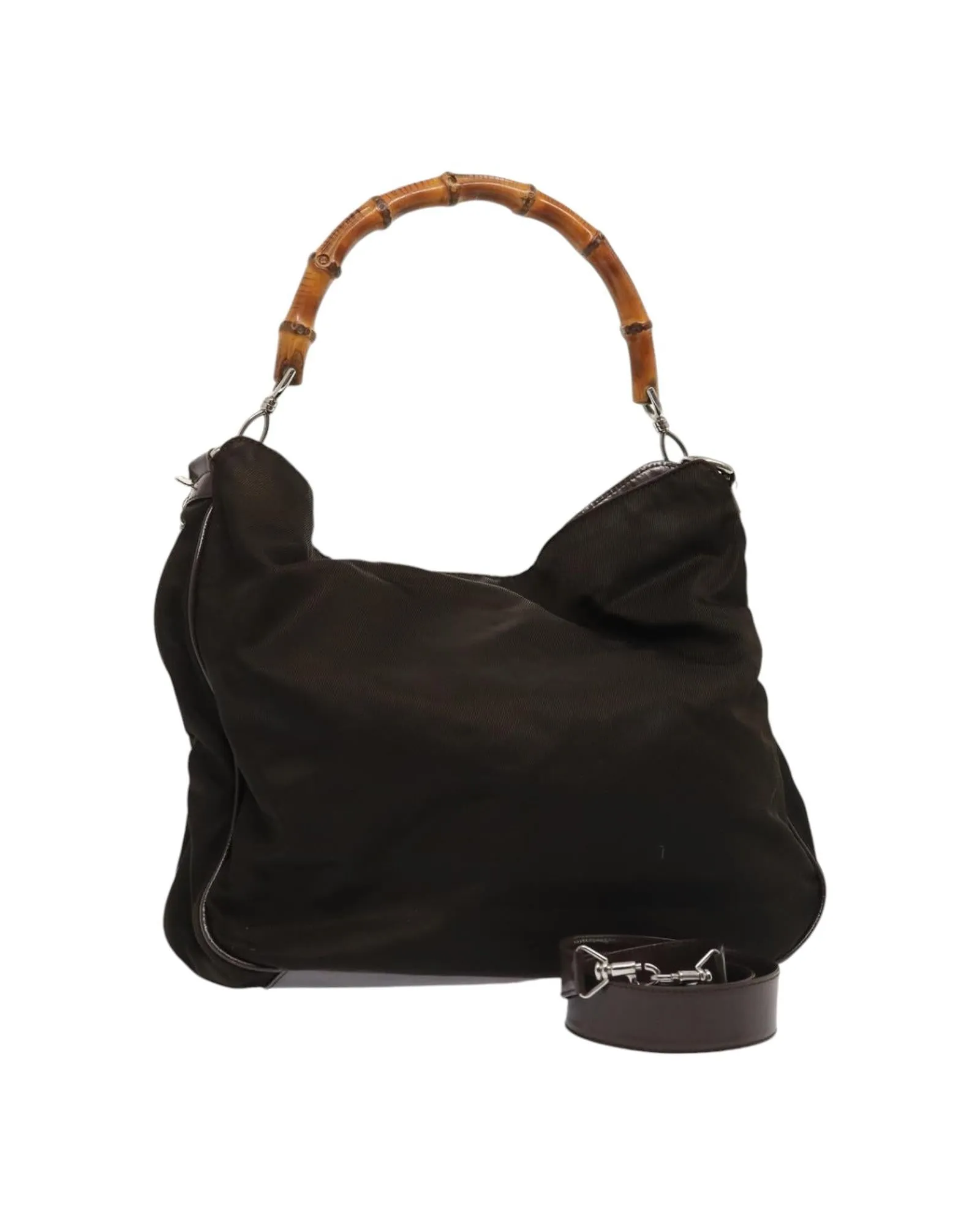 Bamboo Shoulder Bag Nylon 2-Way