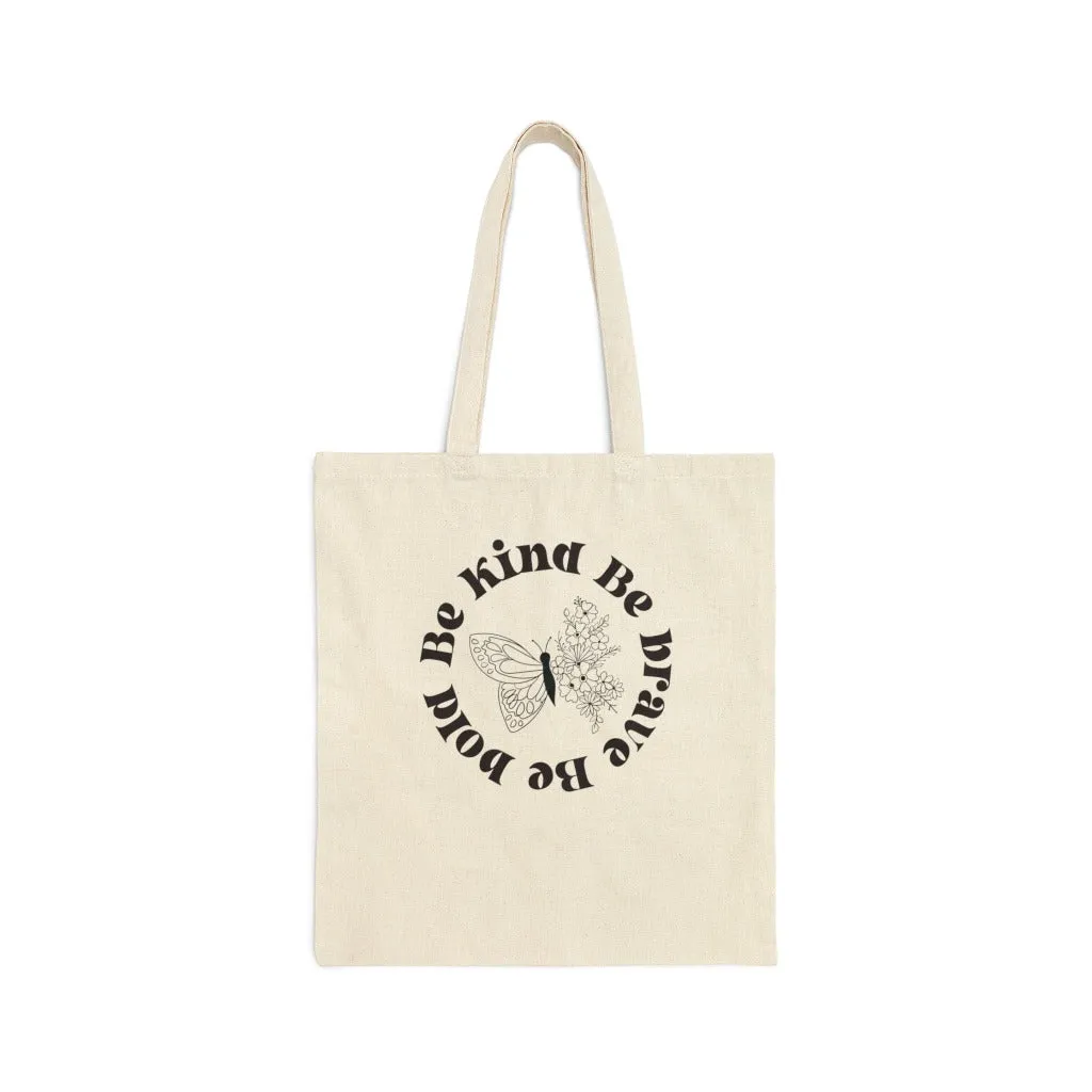 Be Kind Cotton Canvas Tote Bag