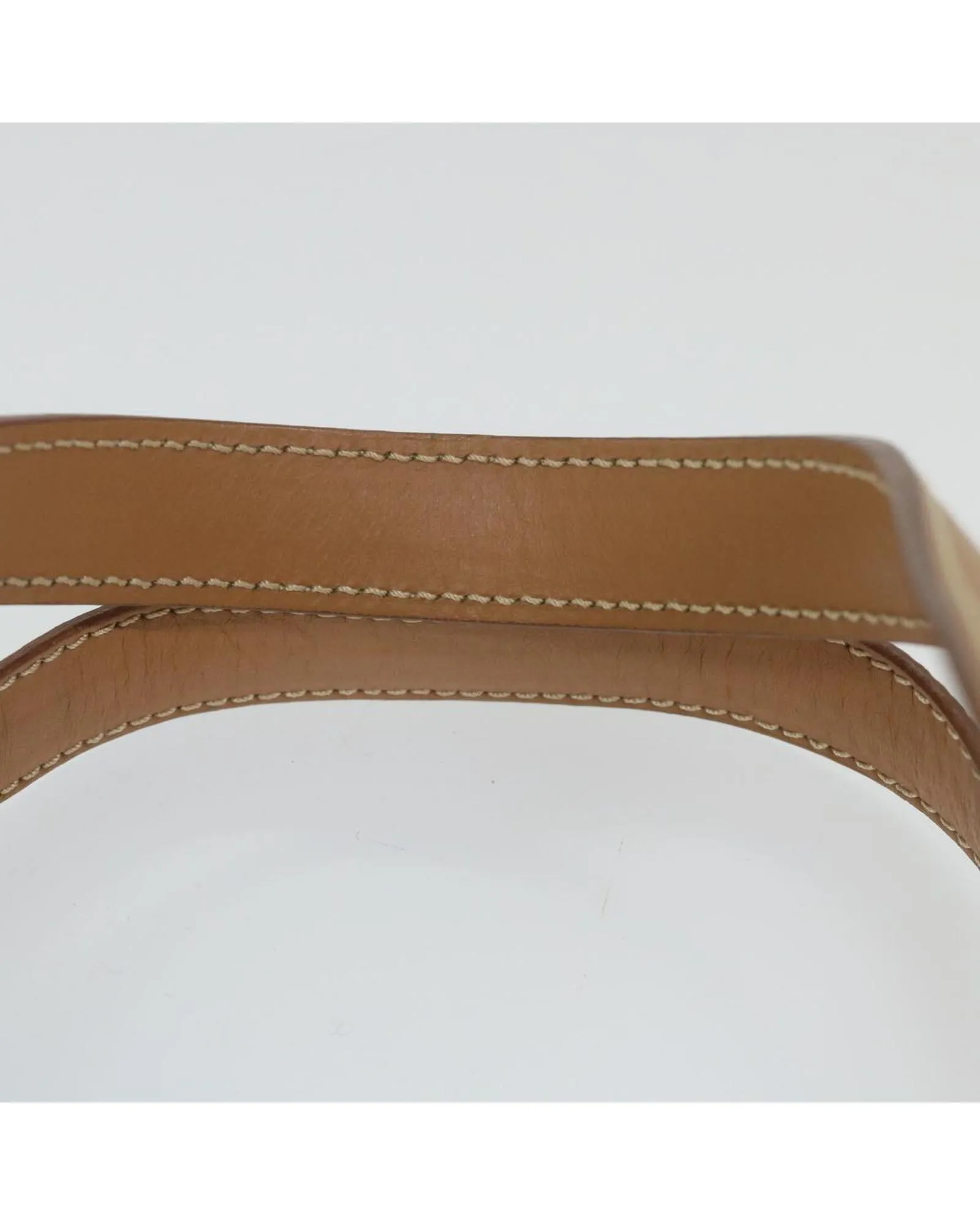 Beige Leather Hand Bag with Dust Bag - Italian Made