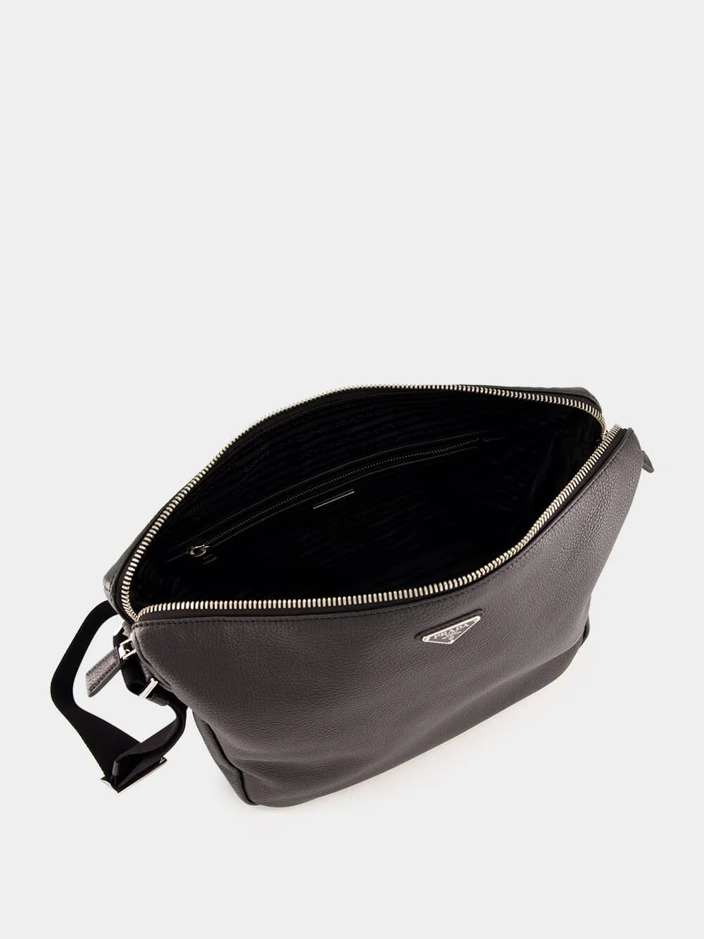 Black Leather Shoulder Bag