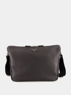 Black Leather Shoulder Bag