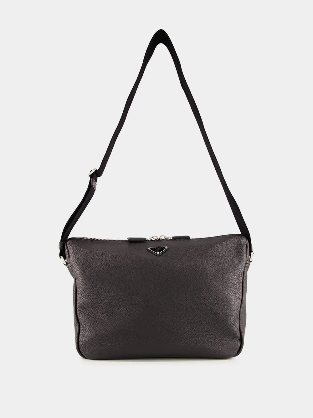 Black Leather Shoulder Bag