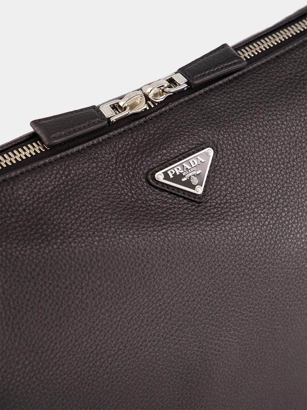 Black Leather Shoulder Bag