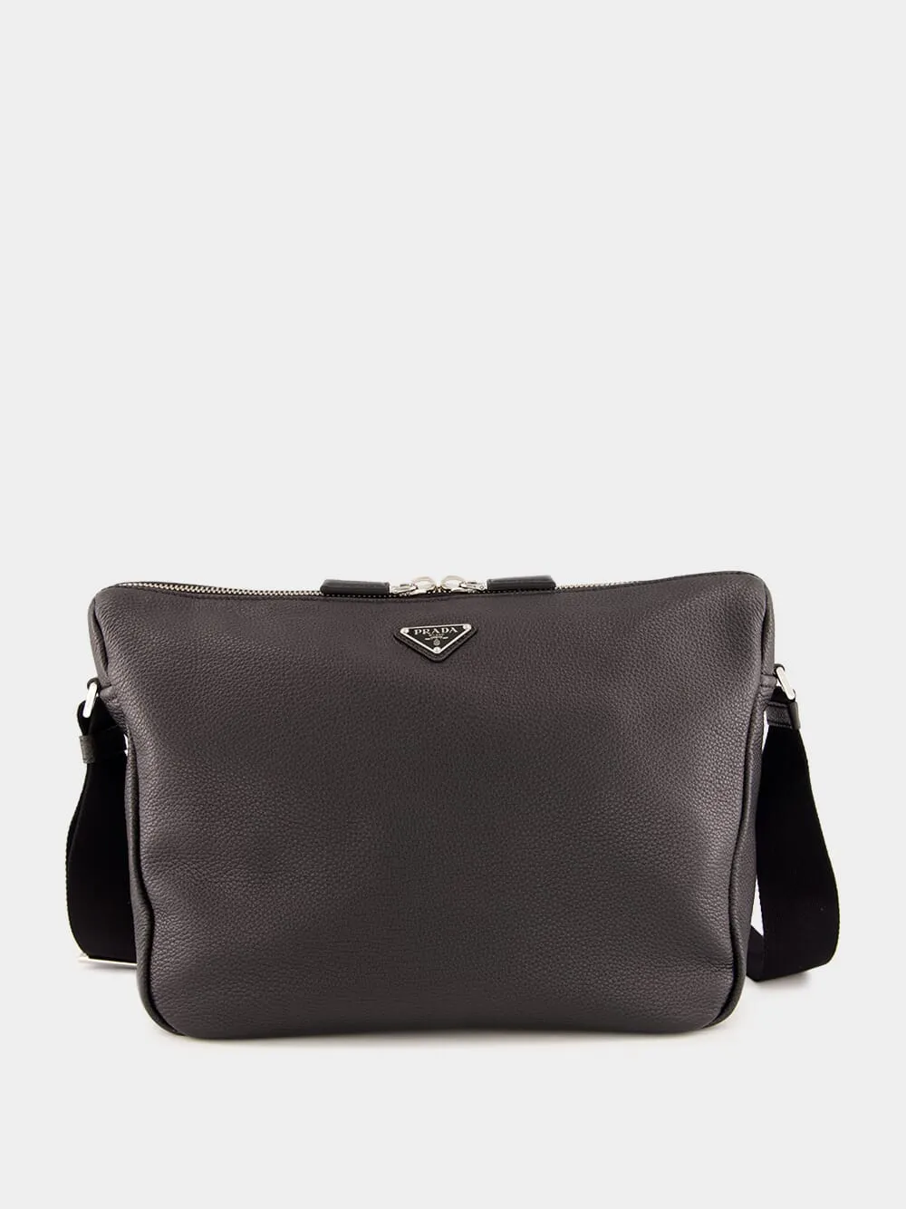 Black Leather Shoulder Bag