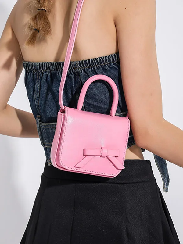 Bowknot Split-Joint Handbags Crossbody Bags Bags Accessories Bags