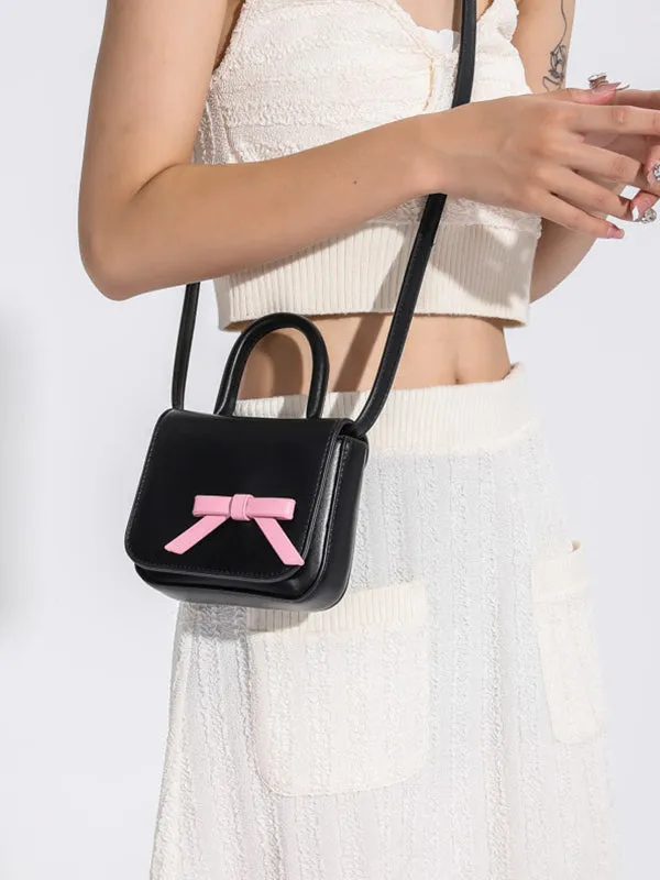 Bowknot Split-Joint Handbags Crossbody Bags Bags Accessories Bags