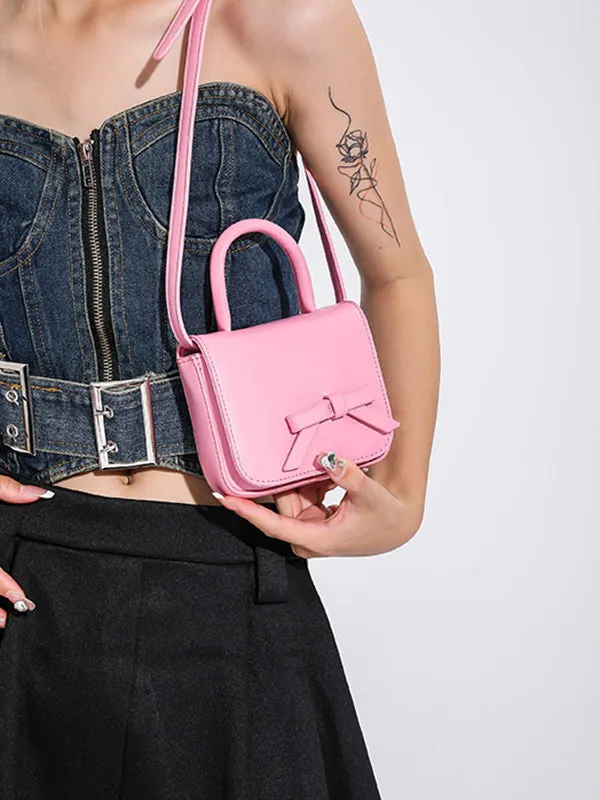 Bowknot Split-Joint Handbags Crossbody Bags Bags Accessories Bags