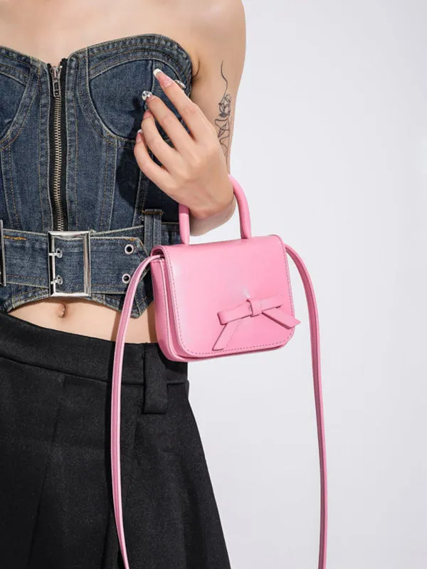 Bowknot Split-Joint Handbags Crossbody Bags Bags Accessories Bags
