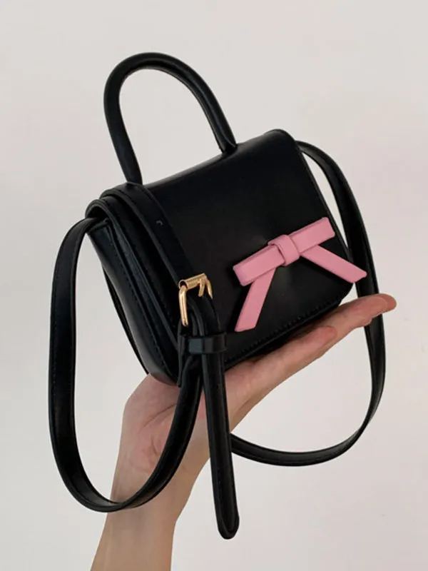 Bowknot Split-Joint Handbags Crossbody Bags Bags Accessories Bags