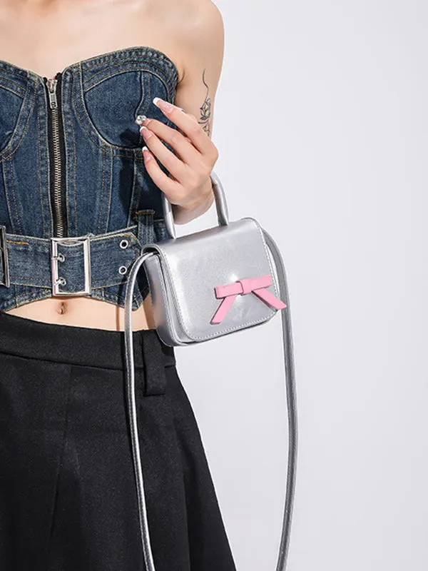 Bowknot Split-Joint Handbags Crossbody Bags Bags Accessories Bags