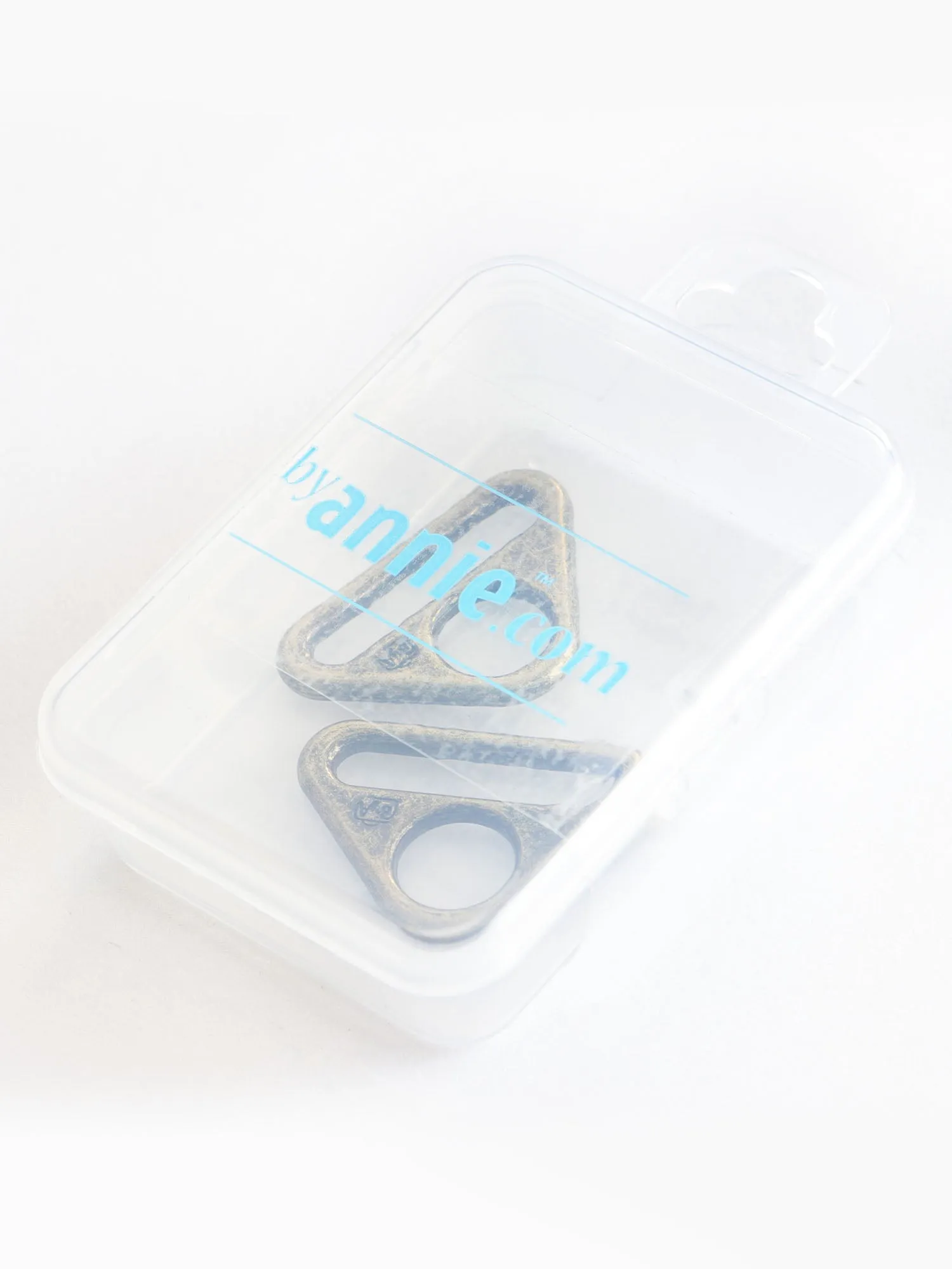 byAnnie - 1" Triangle Ring, Flat, Set of Two