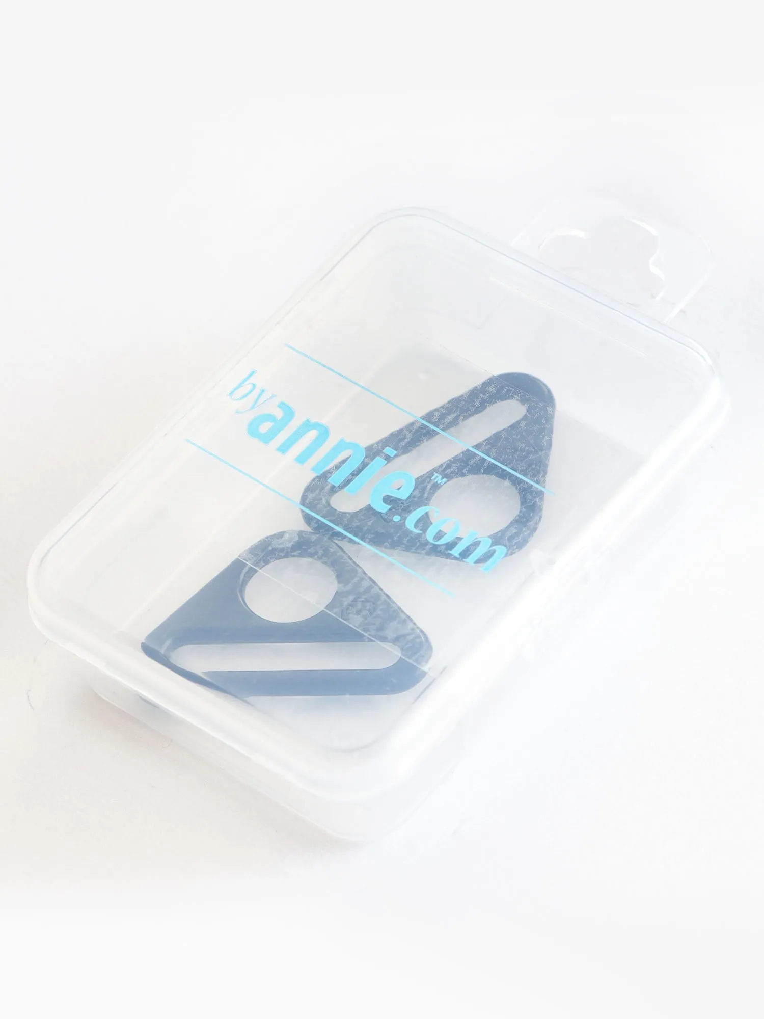 byAnnie - 1" Triangle Ring, Flat, Set of Two