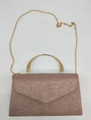 Clutch bags with metal handle