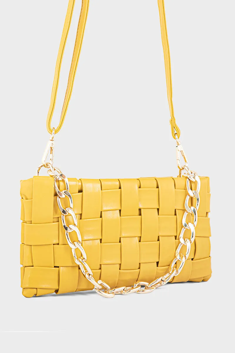 Cross Shoulder Bags BS2037-Mustard