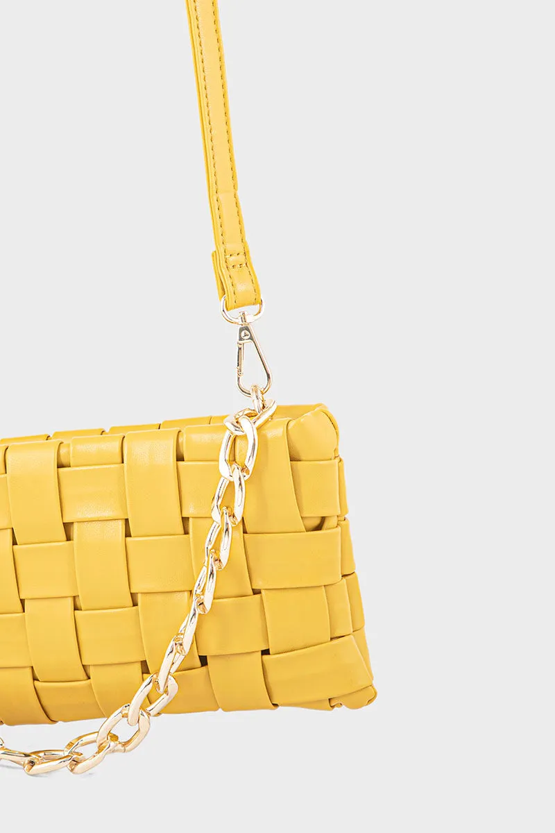 Cross Shoulder Bags BS2037-Mustard