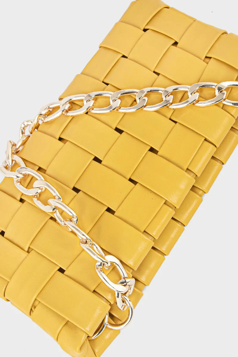 Cross Shoulder Bags BS2037-Mustard