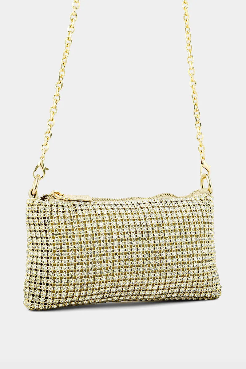 Cross Shoulder Bags BS2040-Lime Gold