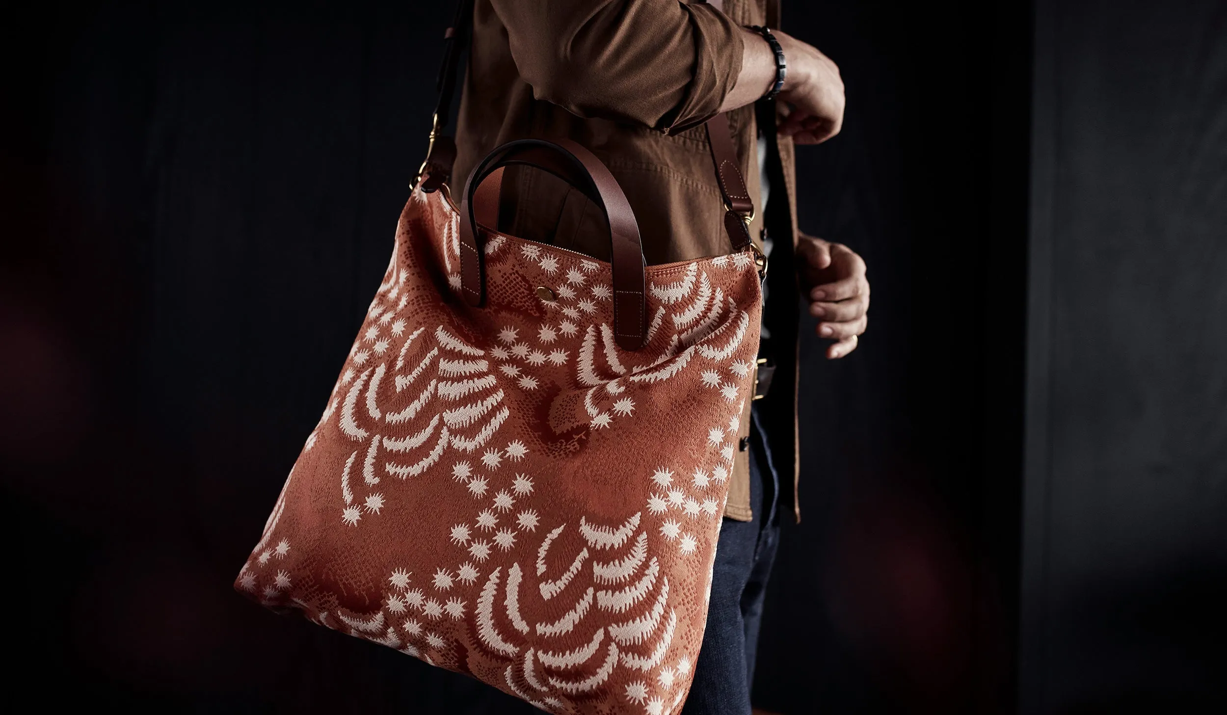 Envy Hold - Shopper Navy/Dark Brown