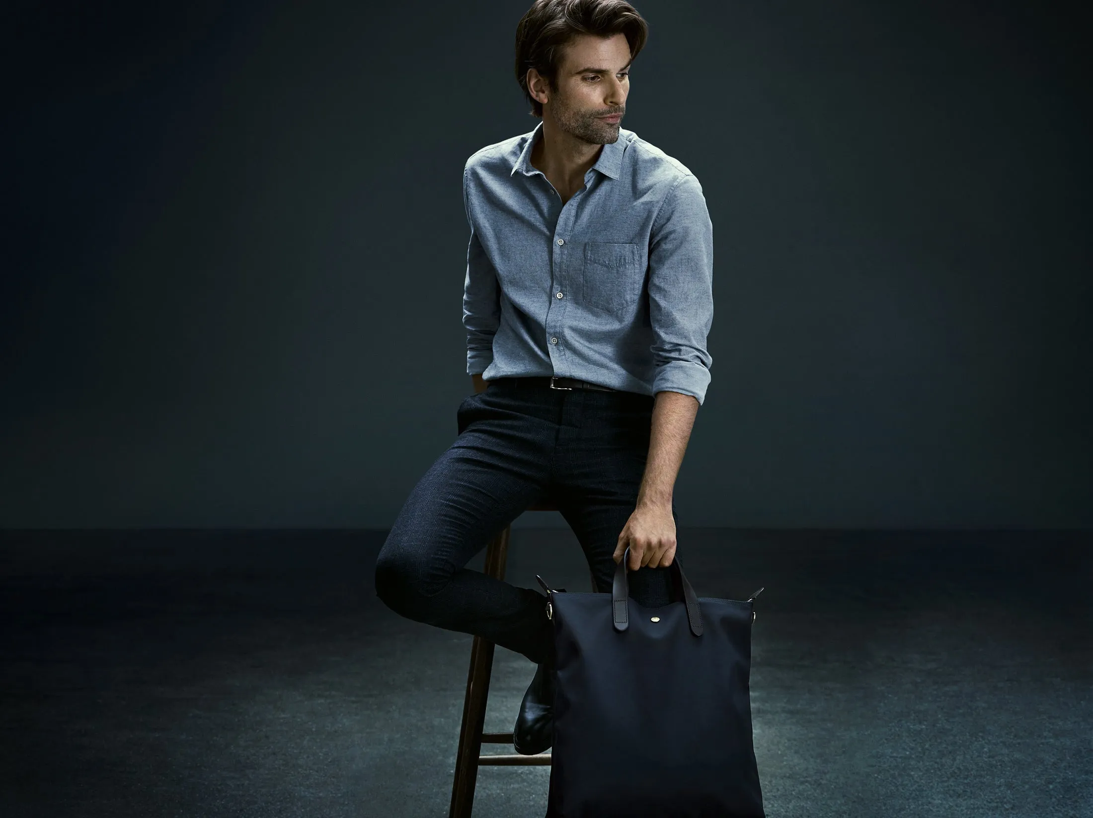 Envy Hold - Shopper Navy/Dark Brown