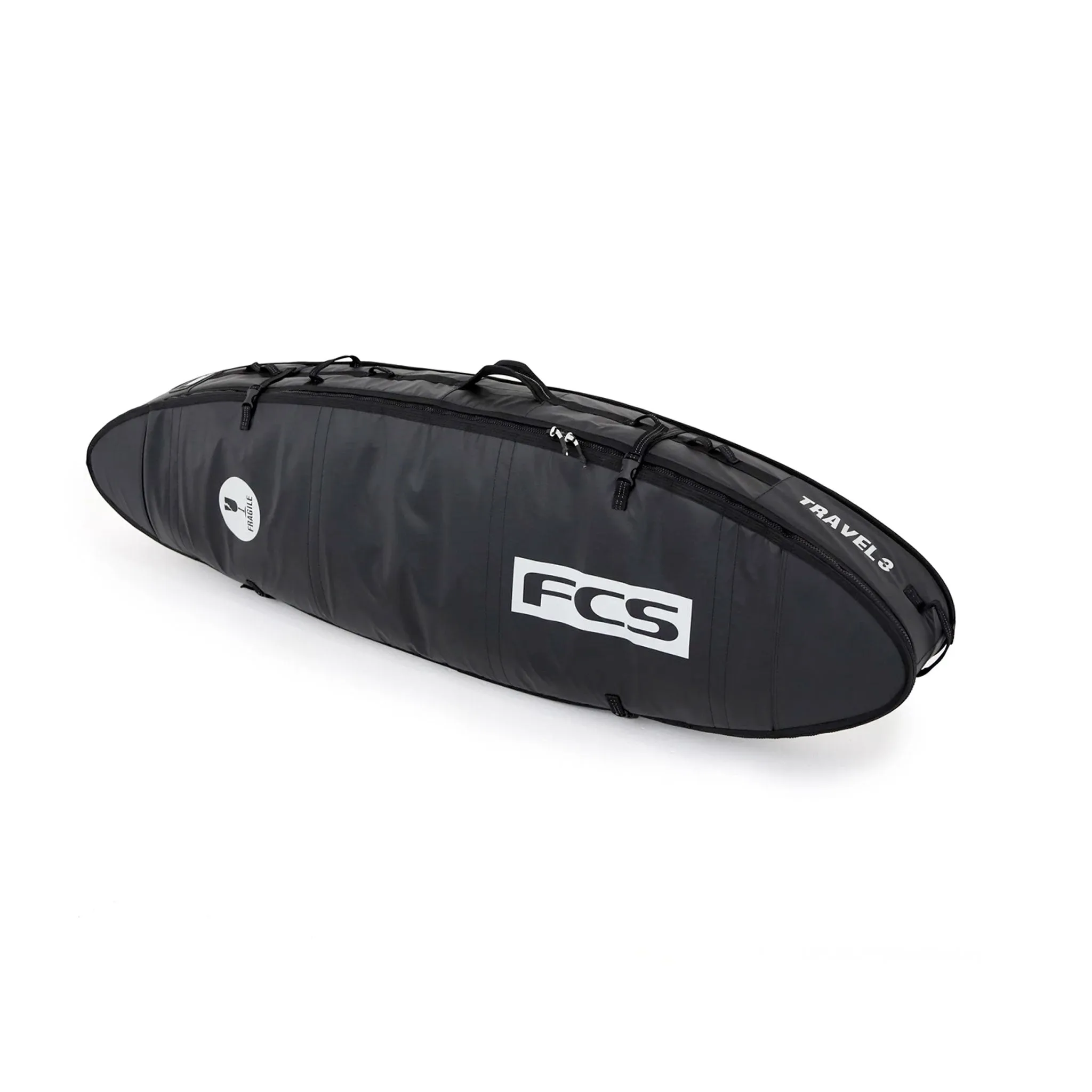 FCS Travel 3 All Purpose Surfboard Bag - Black