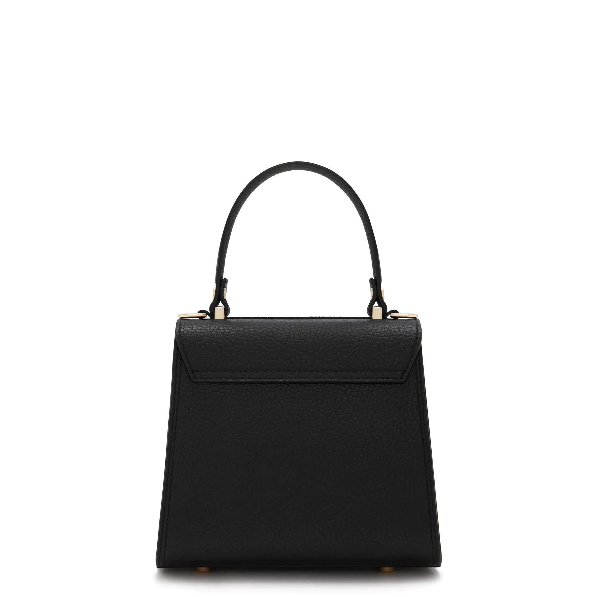Femme Forte Simone Mini black leather handbag calfskin leather