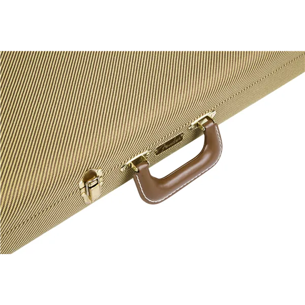 Fender 099-6103-400 Strat/Tele Case, Tweed w/ Red Poodle Plush Interior