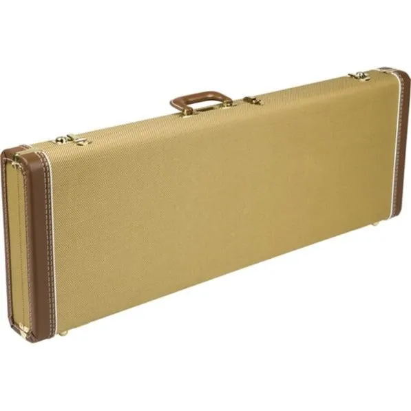 Fender 099-6103-400 Strat/Tele Case, Tweed w/ Red Poodle Plush Interior