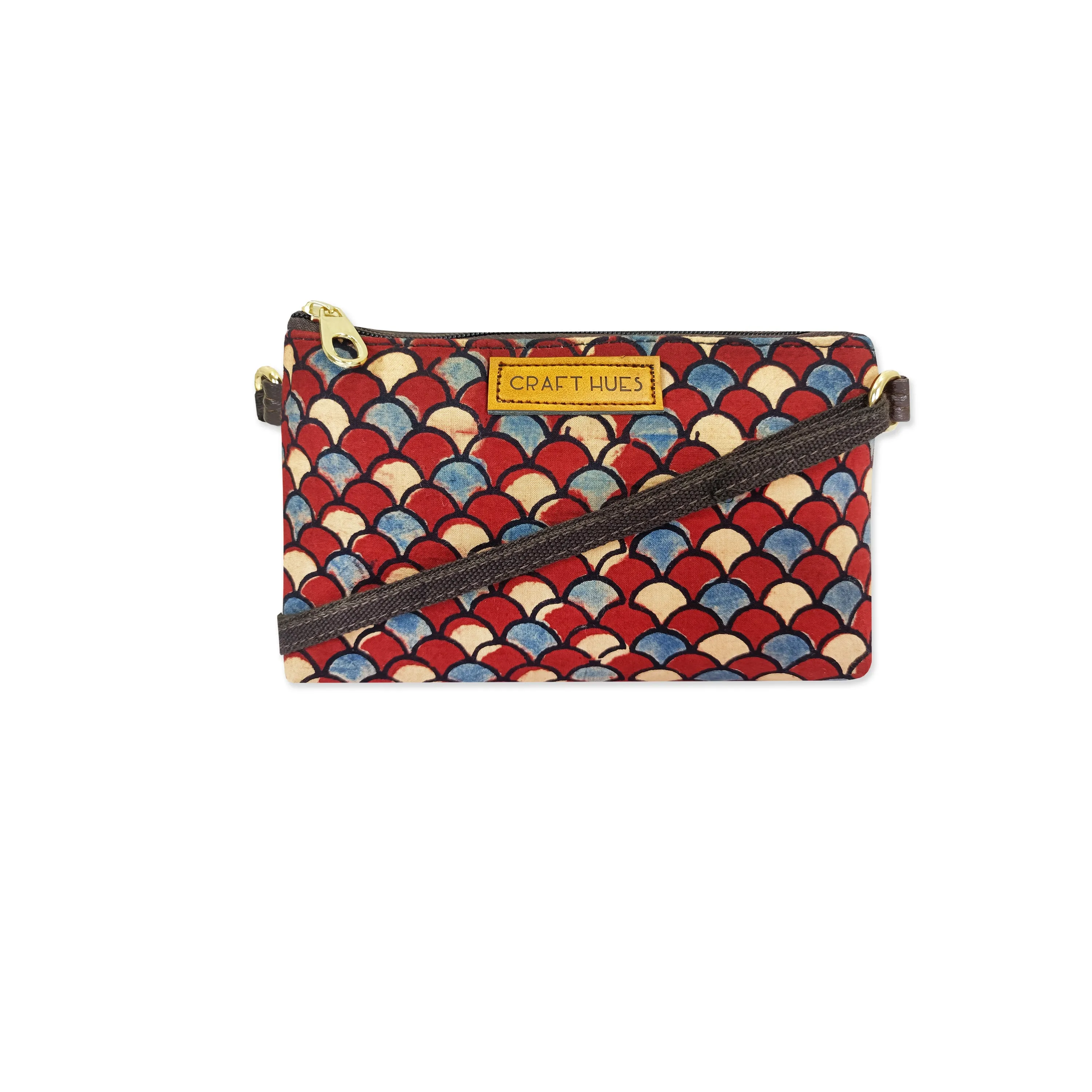 Fish Scale Mobile Sling Bag