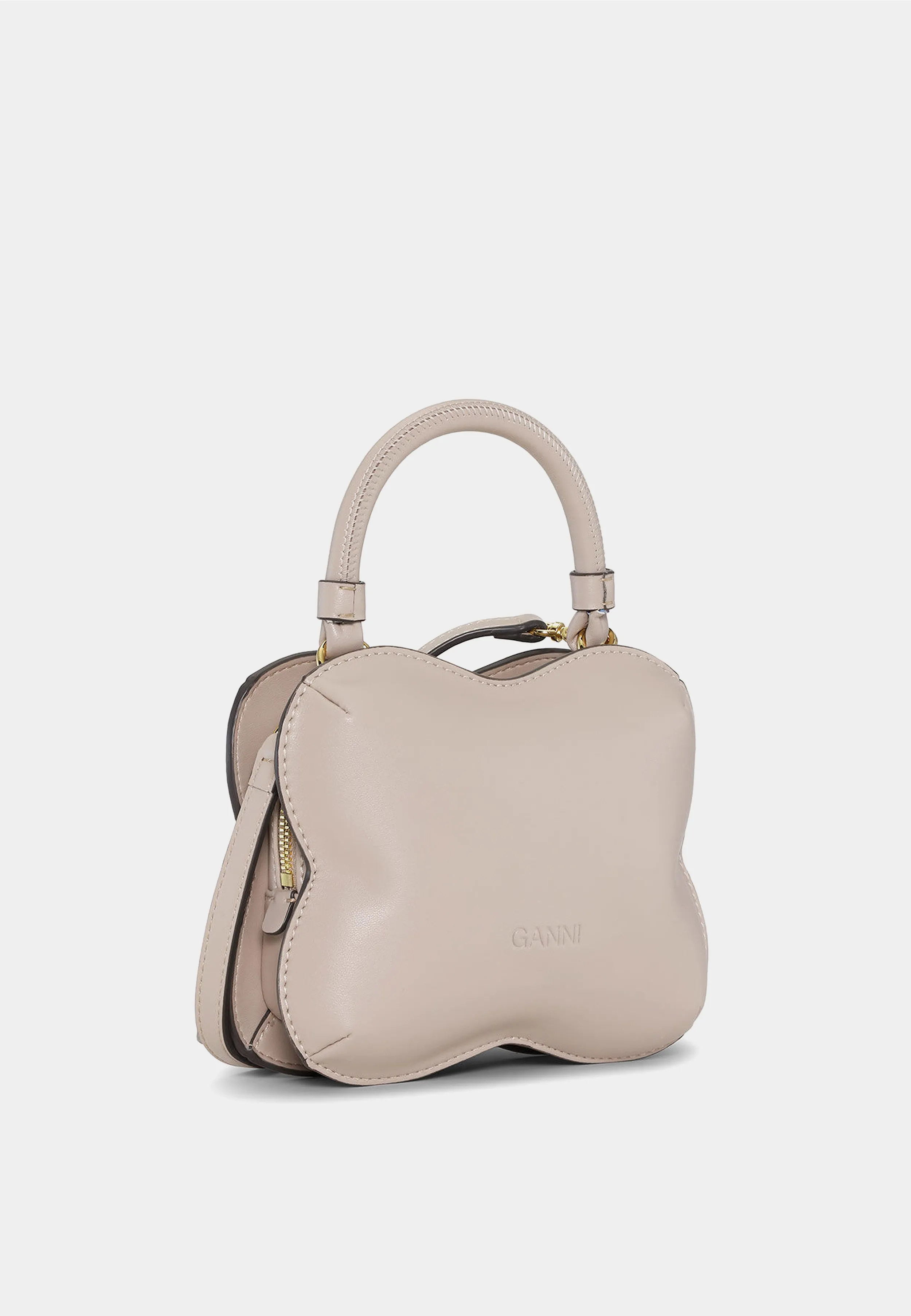 Ganni Butterfly Small Crossbody Grey