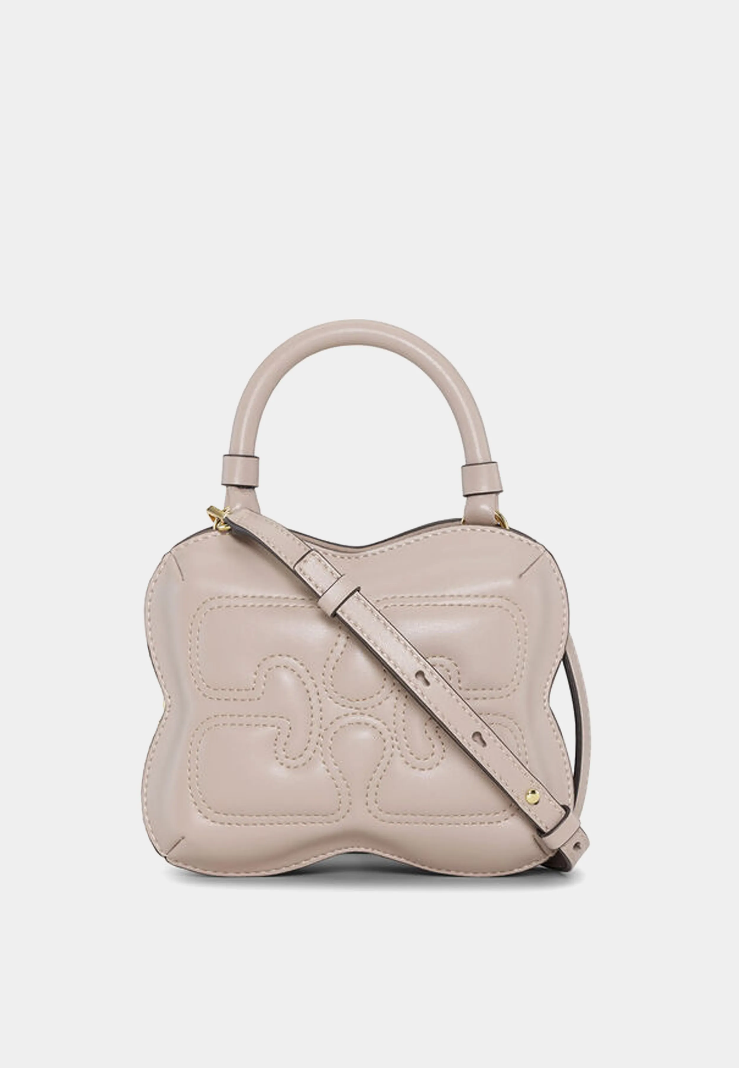 Ganni Butterfly Small Crossbody Grey