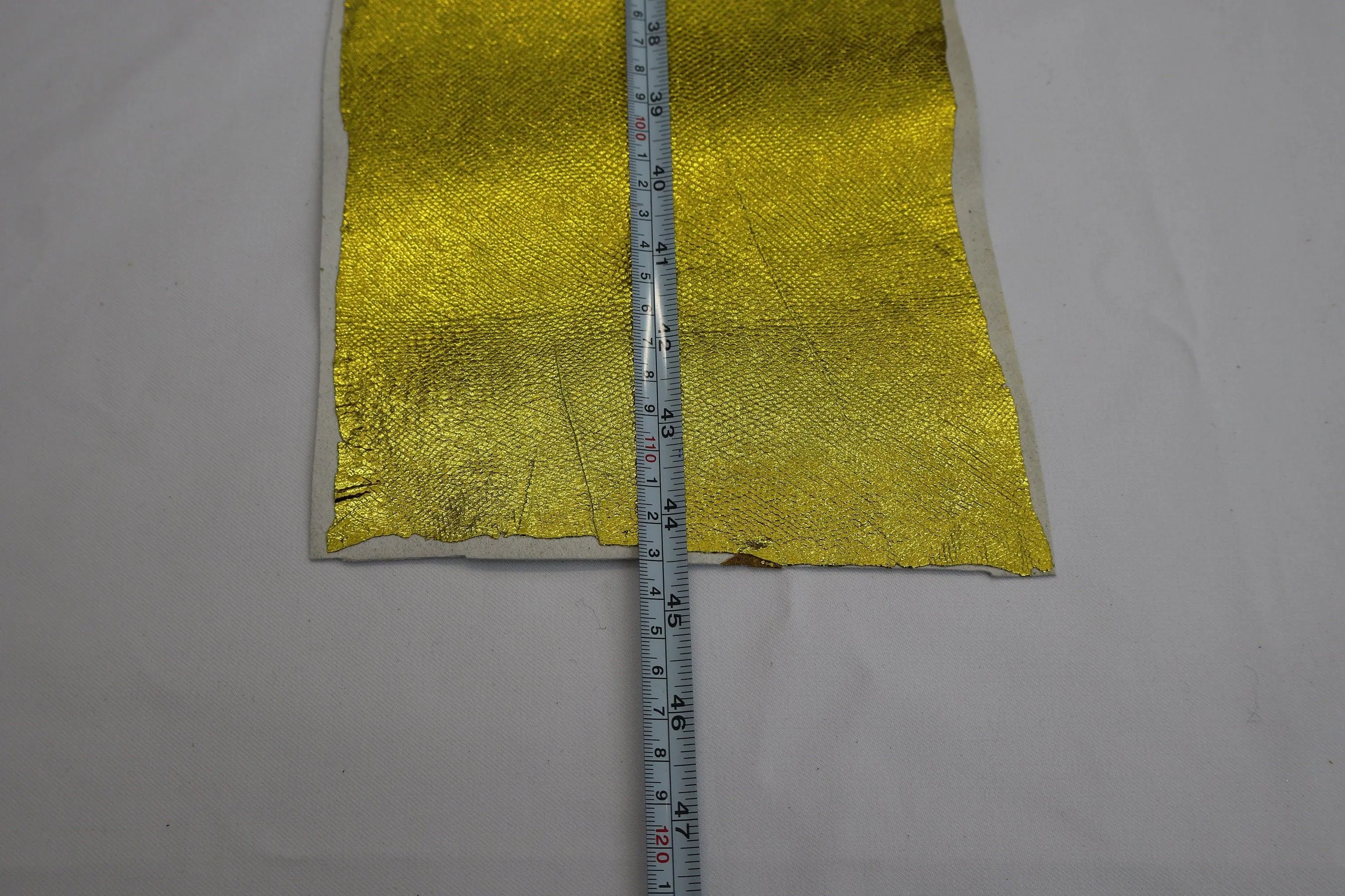 Genuine snakeskins, Real snake metallic leather hide, backed with fabric  thickness 1,2mm(3 oz)