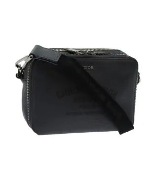 Gray Leather Shoulder Bag by Christian Dior - Authentic and Stylish