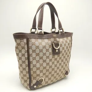 Gucci Abbey Tote Bag Gg Canvas