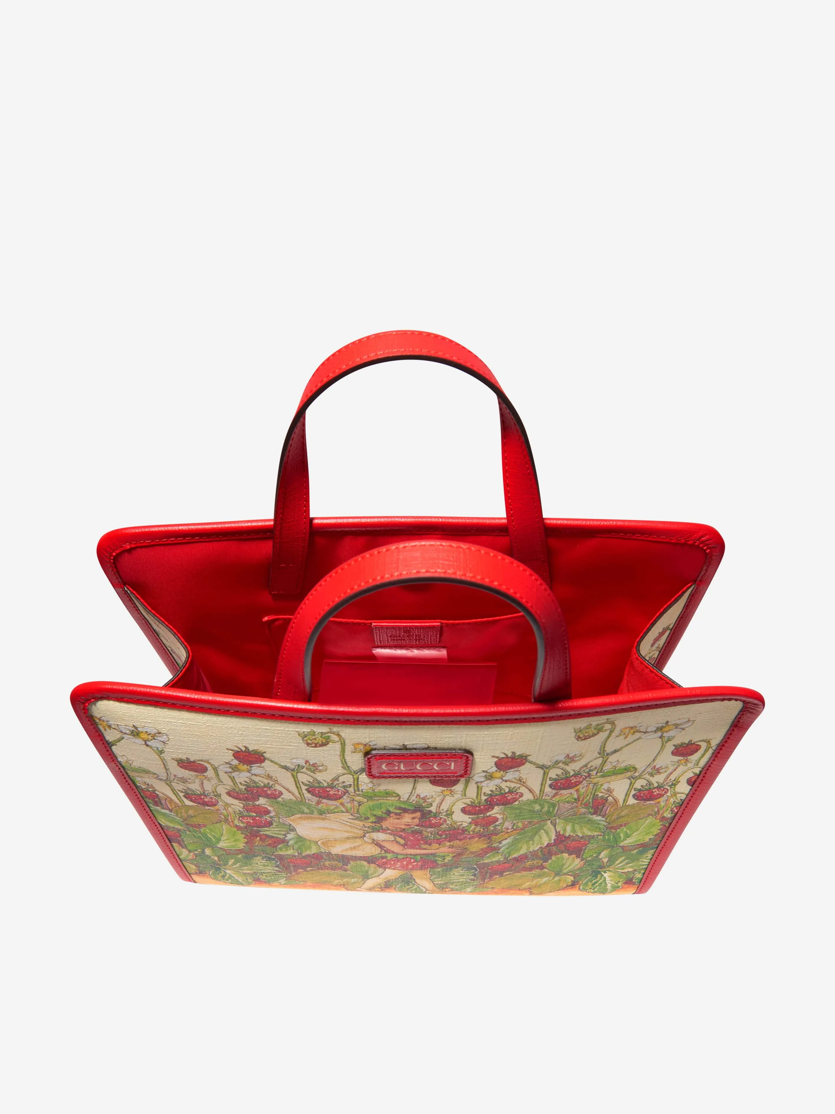 Gucci Girls Flower Fairies Supreme Tote Bag (W:38.5cm)