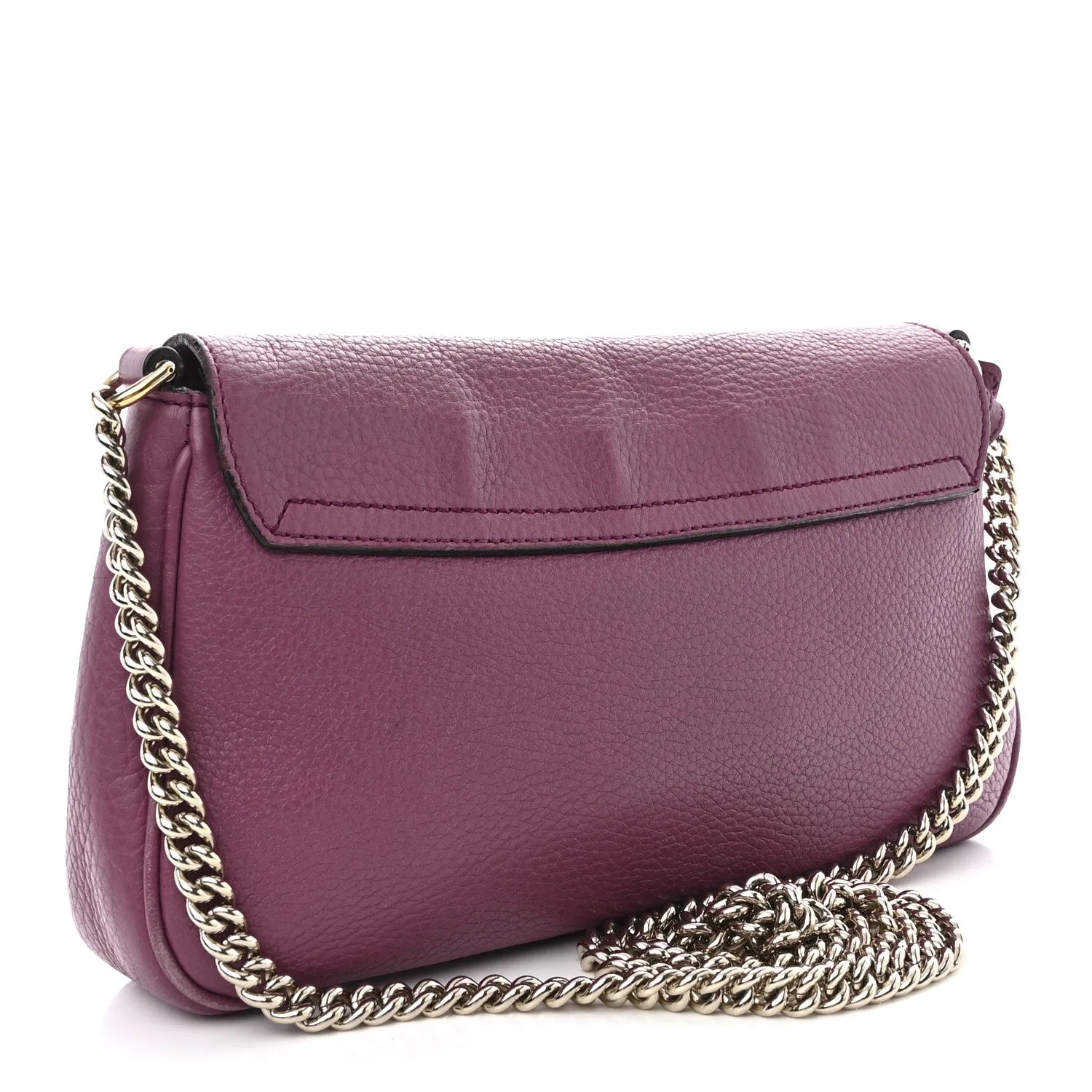 Gucci Pebbled Calfskin Medium Soho Flap