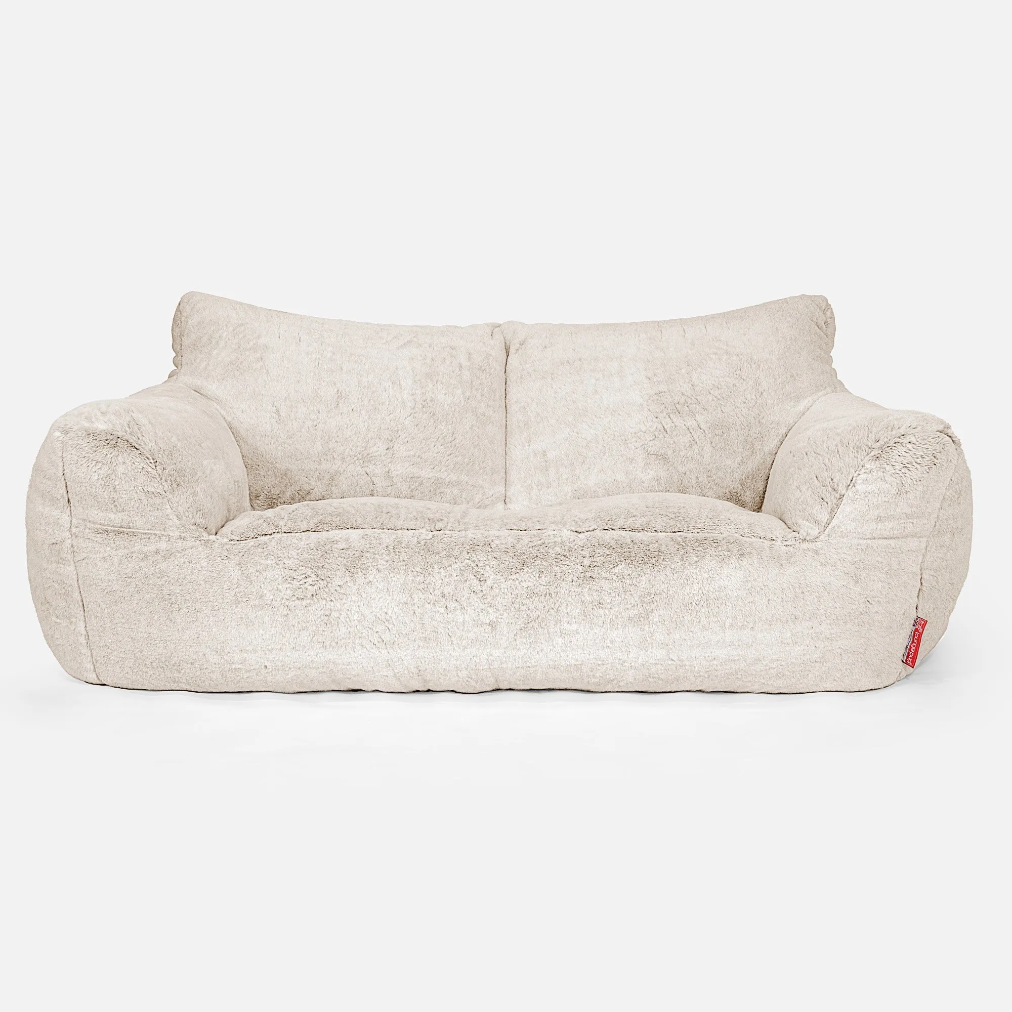 Josephine Sofa Bean Bag - Fluffy Faux Fur Rabbit White
