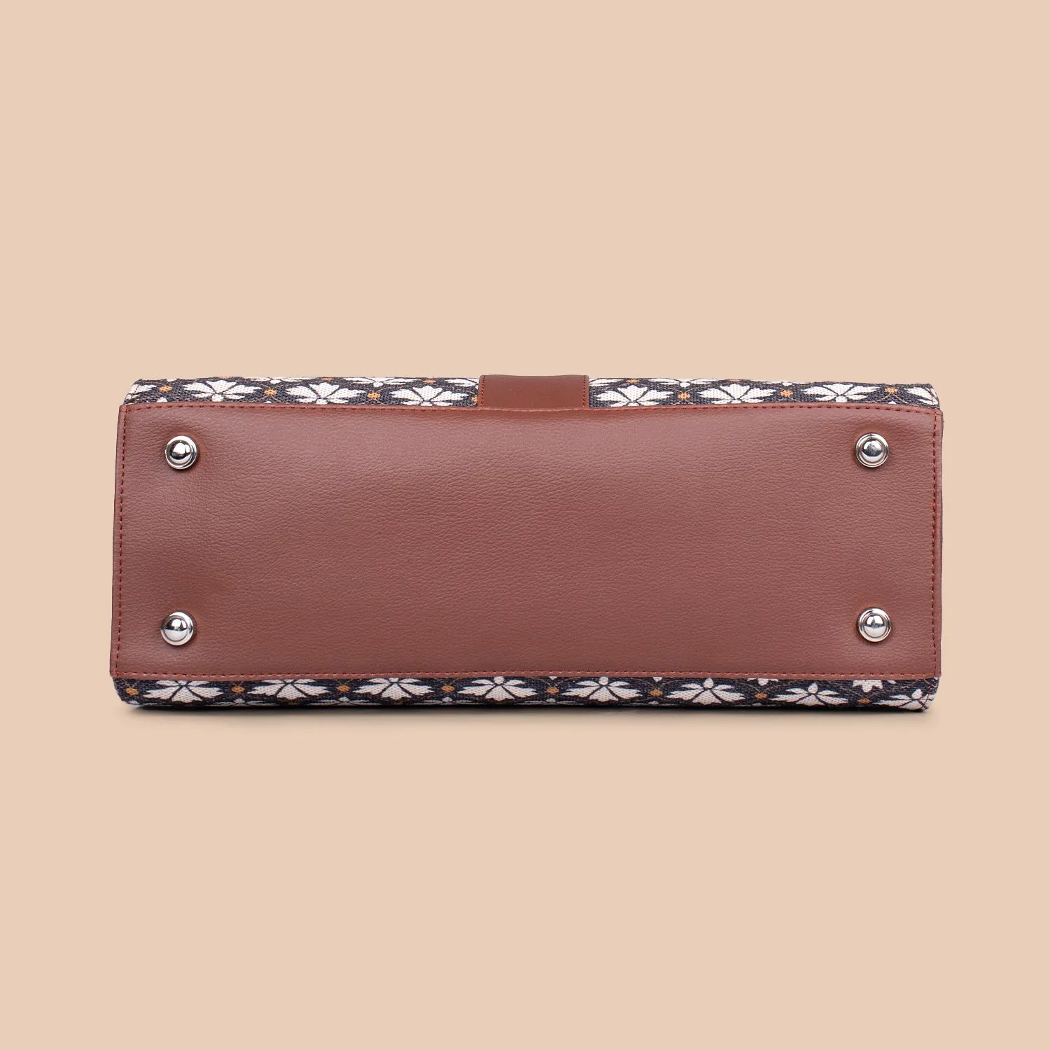 Konkona Statement Satchel Bag - Bidri Kaiser
