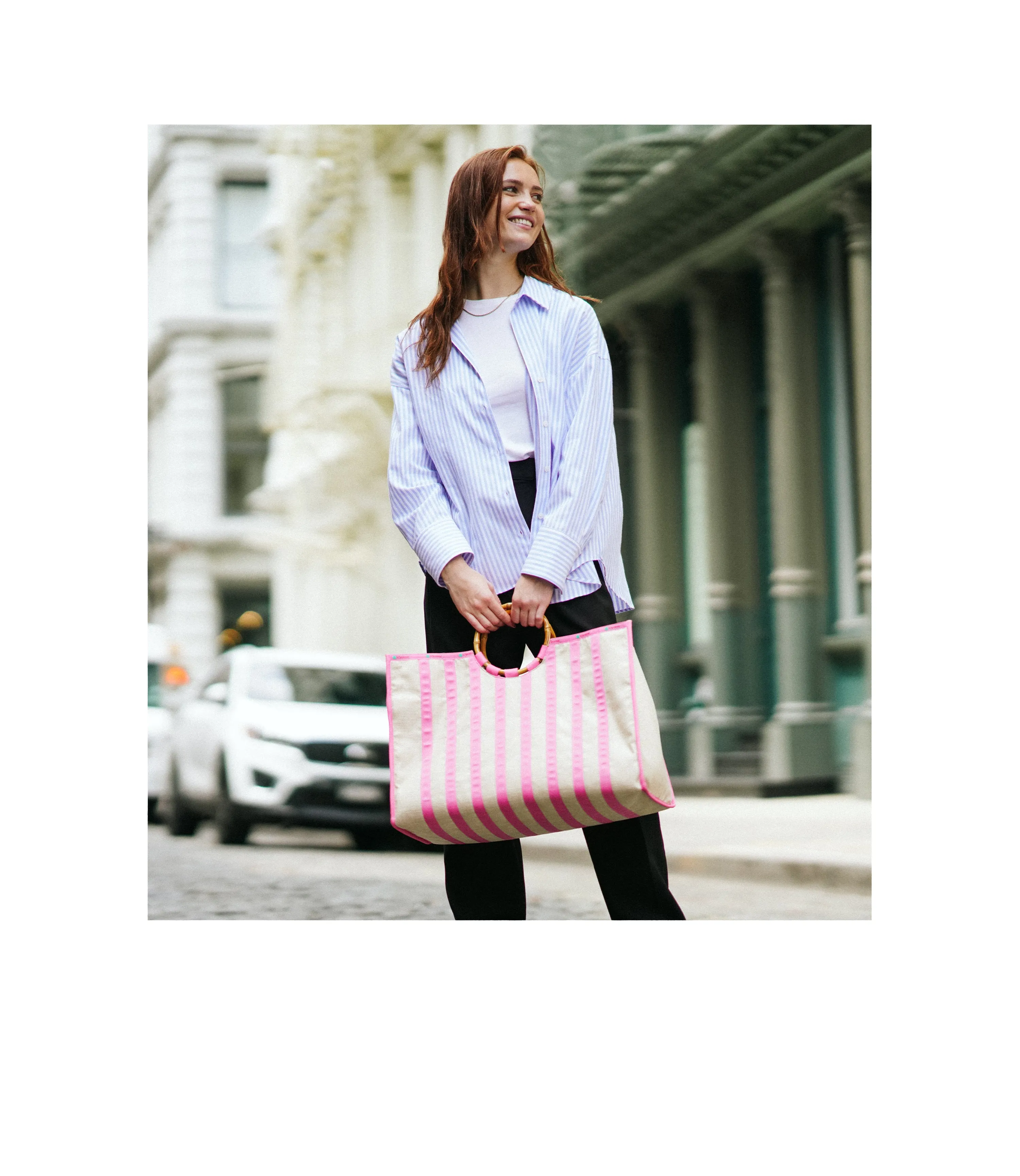 Large Bamboo Book Tote