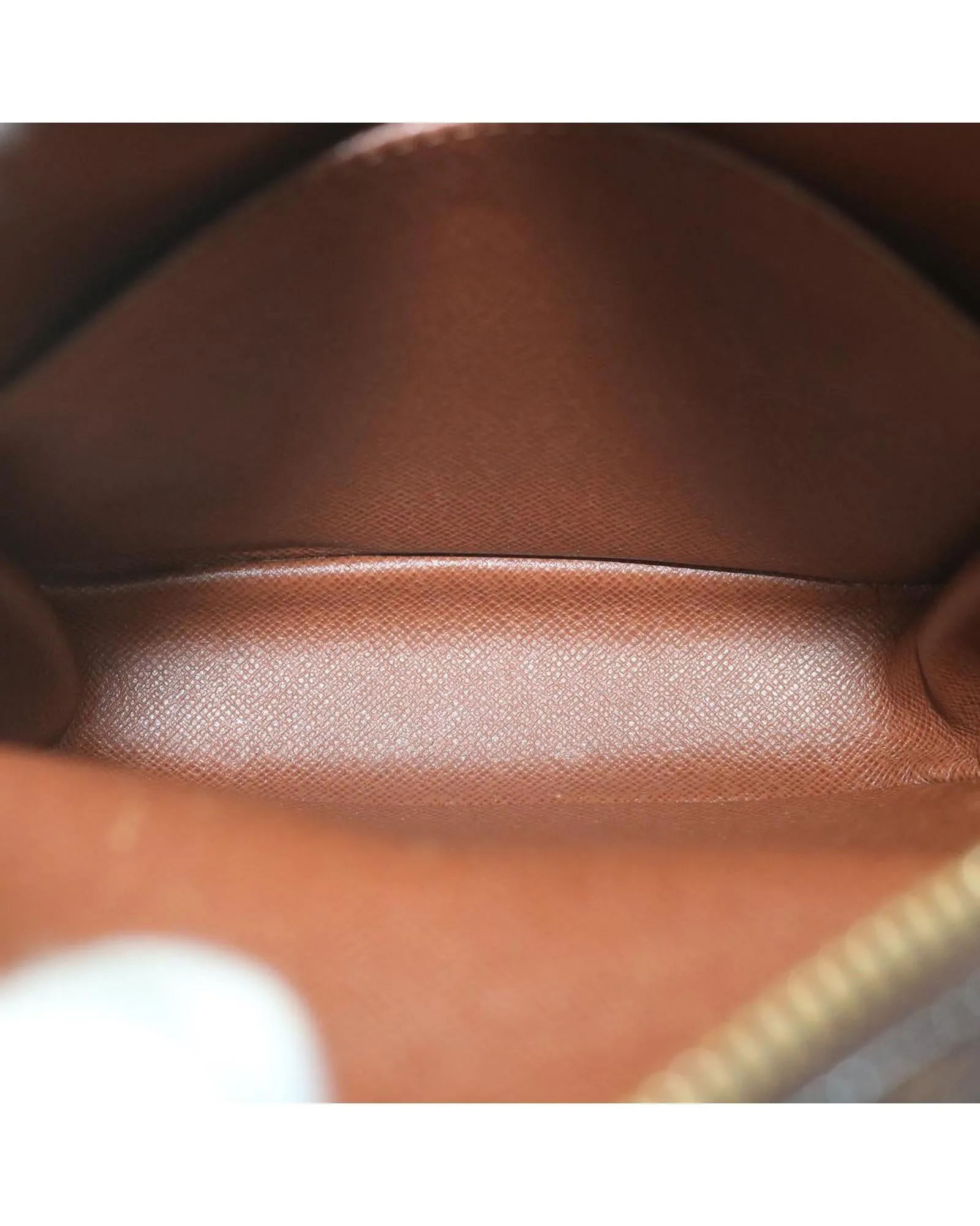 Monogram Shoulder Bag with Adjustable Strap and Flap Closure