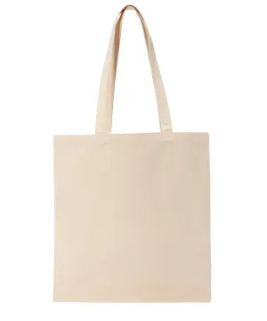 Natural - Recycled premium canvas spacious shopper
