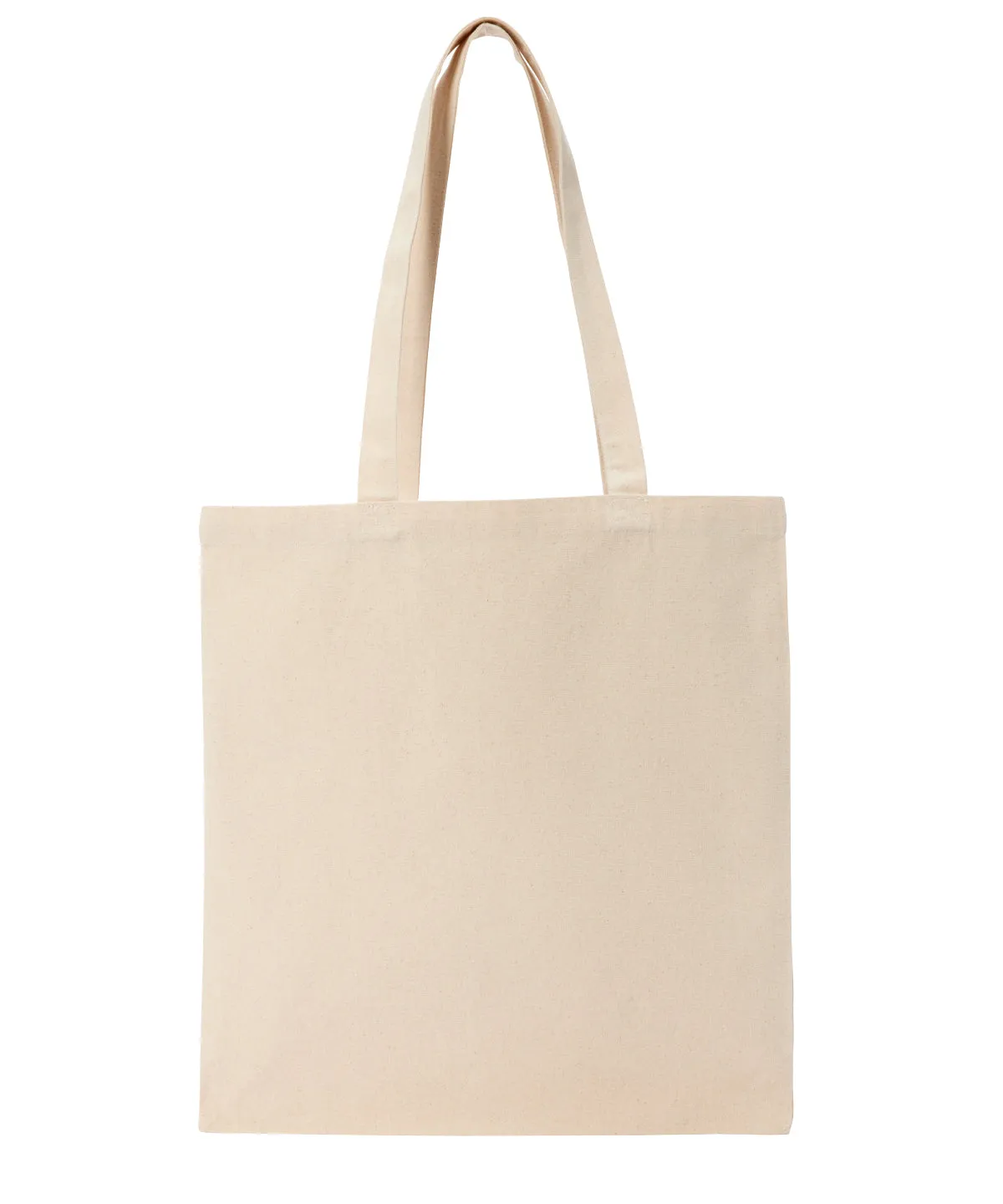 Natural - Recycled premium canvas spacious shopper