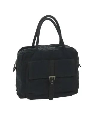 Navy Nylon Hand Bag
